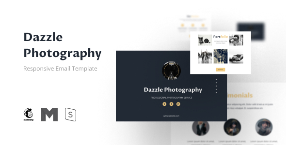 Download Dazzle – Photography Email Newsletter Template Nulled 