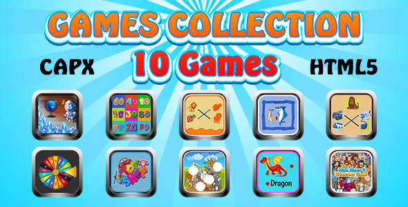 Download Game Collection 18 (CAPX and HTML5) 10 Games Nulled 