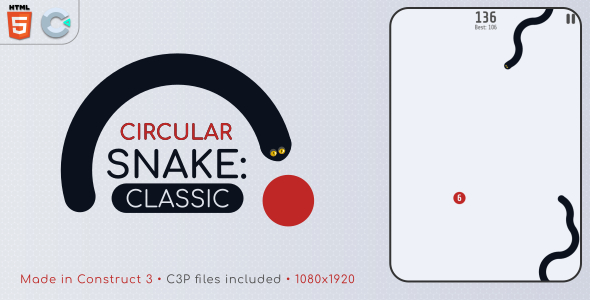 Download Circular Snake: Classic – HTML5 Casual Game Nulled 