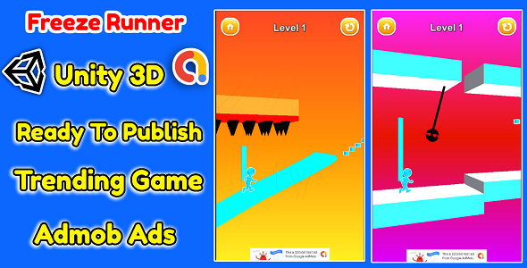 Download Freeze Runner 3D Game Unity Source Code Nulled 