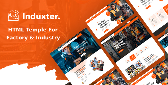 Download Induxter – Industry And Factory HTML Template Nulled 
