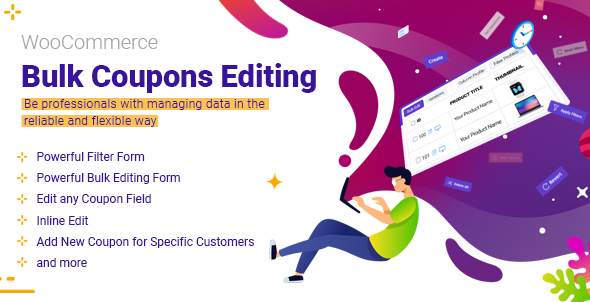 Download WooCommerce Bulk Coupons Editing Nulled 