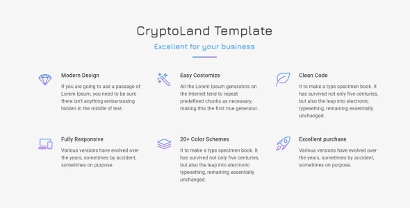 Download CryptoLand – HTML Crypto Template Nulled 