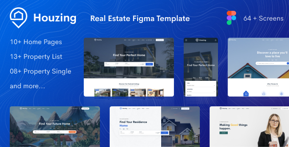 Download Houzing – Real Estate Figma Template Nulled 