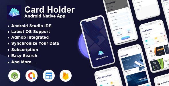 Download Card Holder Android App with Admin Panel Nulled 