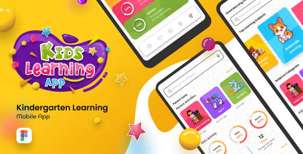 Download Back2School | Kids Learning App Figma Template Nulled 