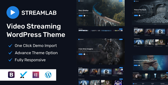 Download Streamlab – Video Streaming WordPress Theme Nulled 