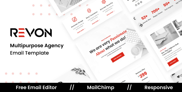 Download Revon Agency – Multipurpose Responsive Email Template Nulled 