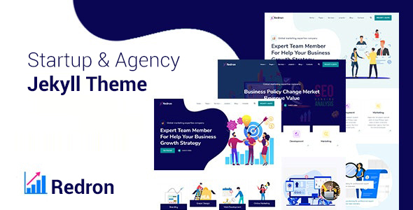 Download Redron – Startup & Agency Bootstrap 5 Jekyll Theme Nulled 