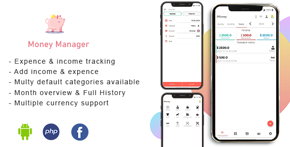 Download Money Manager – Android + Facebook Audience Network Nulled 