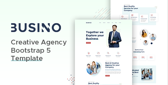 Download Busino – Creative Agency Bootstrap 5 Template Nulled 