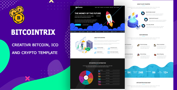 Download Bitcointrix – Bitcoin, ICO & Crypto Template Nulled 