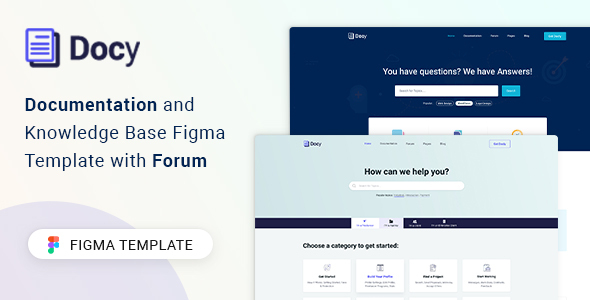 Download Docy – Documentation and Knowledge Base Figma Template Nulled 