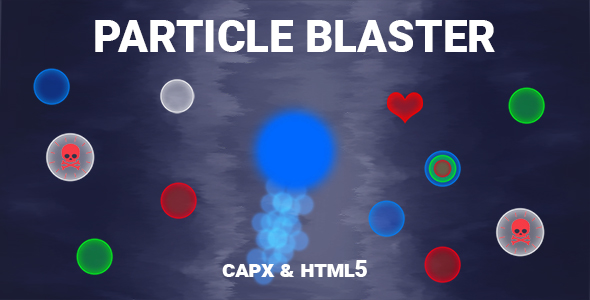 Download Particle Blaster Game (CAPX and HTML5) Nulled 