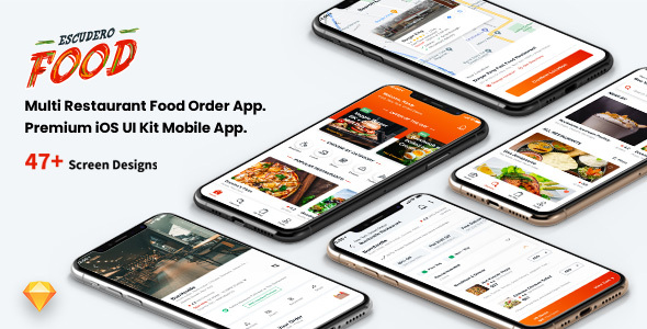 Download Escudero – Multi Restaurant Food Order App UI Nulled 