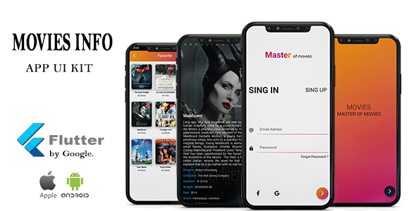 Download Movies Info App  Flutter UI Nulled 