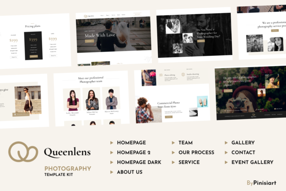 Download Queenlens | Photography & Event Elementor Template Kit Nulled 