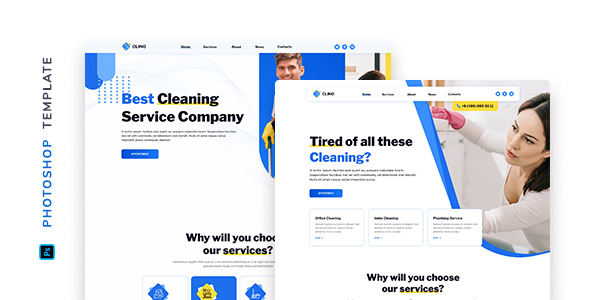 Download Clino – Cleaning Template for Photoshop Nulled 