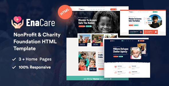 Nulled EnaCare – NonProfit & Charity Foundation HTML5 Template free download