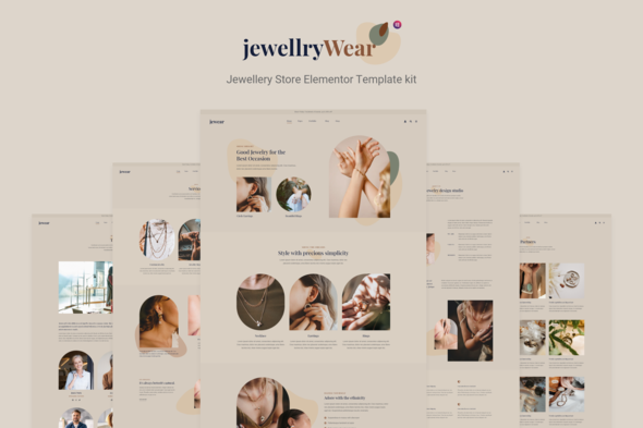 Download JewellryWear – Jewellery Store Elementor Template kit Nulled 