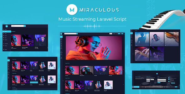 Nulled miraculous – Music Streaming Laravel Script free download