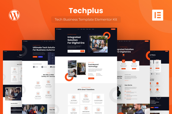 Download Techplus – Tech Business Elementor Template Kit Nulled 
