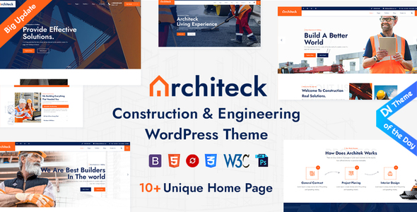 Nulled Architeck – Construction HTML5 Template free download