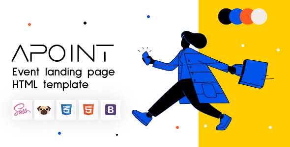Download Apoint – HTML5 Event Website Template Landing Page Nulled 