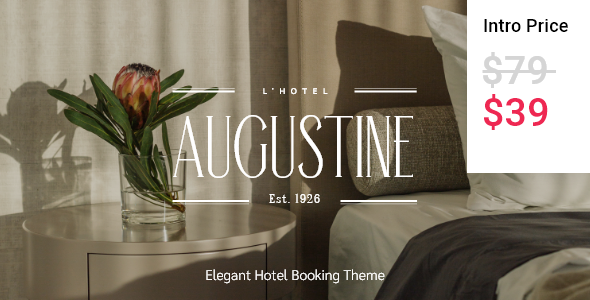 Download Augustine – Hotel Booking Theme Nulled 