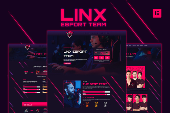 Download Linx – Esport & Gaming Elementor Template Kit Nulled 