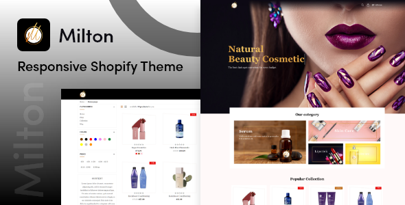 Download Milton – Beauty Cosmetic Shopify Theme Nulled 