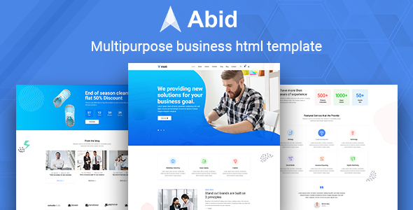 Download Abid – Multipurpose business HTML template Nulled 