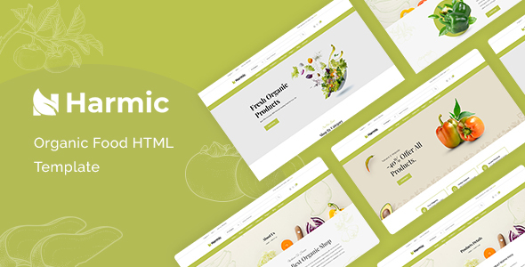 Download Harmic – Organic Food HTML Template Nulled 