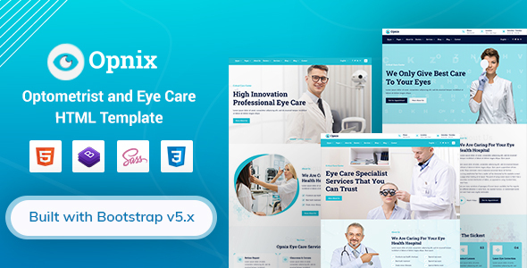 Download Opnix – Eye Care & Optometrist HTML Template Nulled 