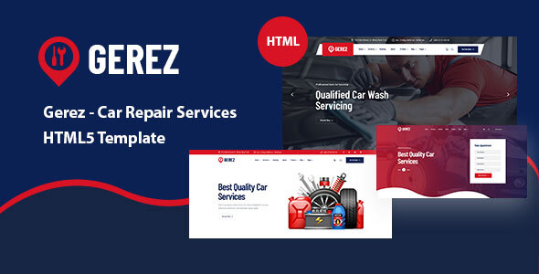 Download Gerez – Car Repair Services HTML5 Template Nulled 