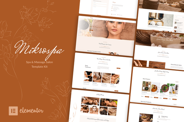 Download Mikrospa – Spa & Massage Elementor Template Kit Nulled 
