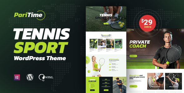 Download Paritime – Tennis Club WordPress Theme Nulled 
