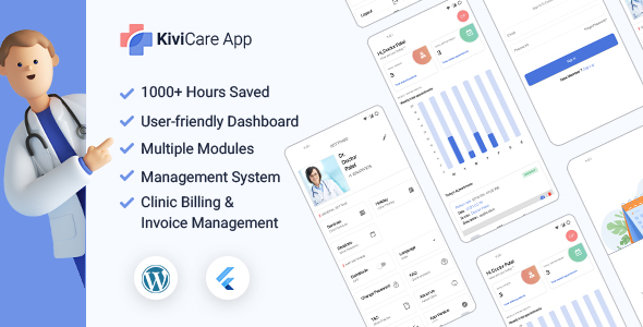 Download KiviCare Flutter App – Clinic & Patient Management System Nulled 