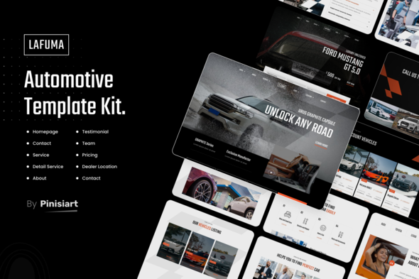 Download Lafuma | Automotive & Car Rental Elementor Template Kit Nulled 