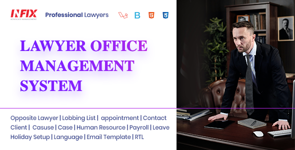 Download InfixAdvocate – Lawyer Office Management System Nulled 
