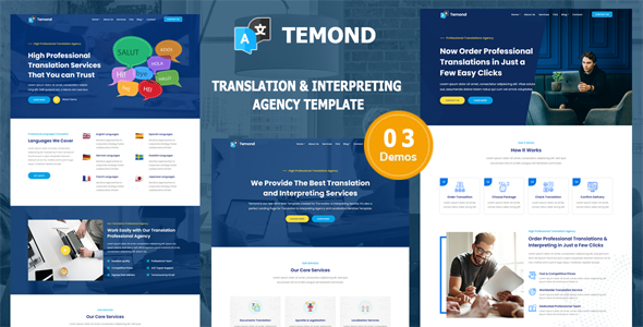 Download Temond – Translation & Interpreting Agency Template Nulled 