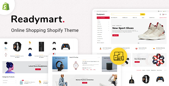 Download ReadyMart Multipurpose Shopify Responsive Theme Nulled 