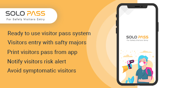 Download Solopass – Safty Visitor pass Nulled 