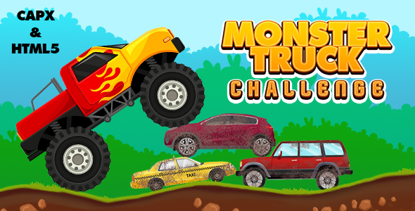 Download Monster Truck Challenge (CAPX and HTML5) Nulled 