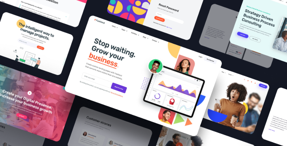 Download Fastland – Landing Page Template for SaaS, Startup & Agency Nulled 