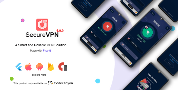 Download Secure VPN – Flutter VPN for Android & IOS Nulled 