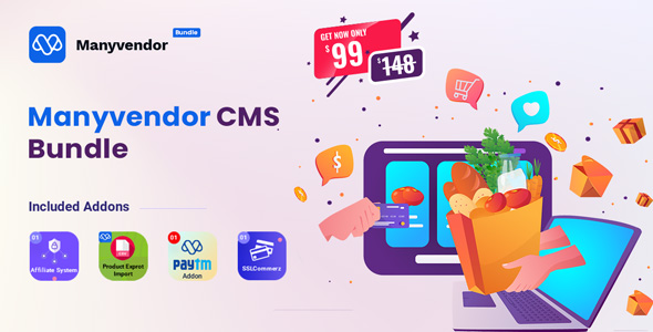 Download Manyvendor – eCommerce & Multi-vendor CMS Bundle Nulled 