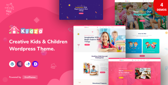 Download Kidzo – Kids & Children WordPress theme Nulled 