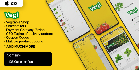 Download Vegi (iOS) – The Ultimate Grocery – Food – Milk Ordering app  & Admin : iOS / Laravel Nulled 