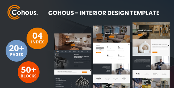 Download Cohous – Interior Design Template Nulled 